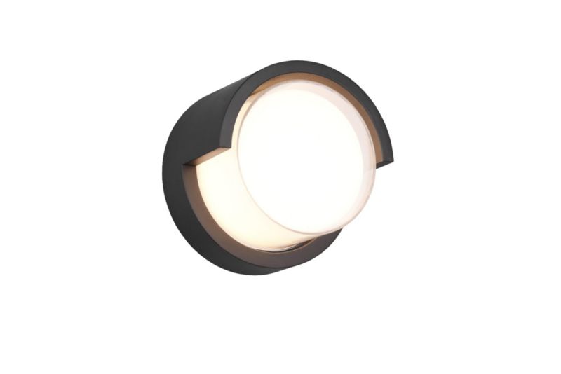 Kinkiet ścienny zewnętrzny RL Puno czarny LED 8W 3000K 800lm IP54 wym: 15 x 15 x 10 cm tworzywo sztuczne - 1 szt.