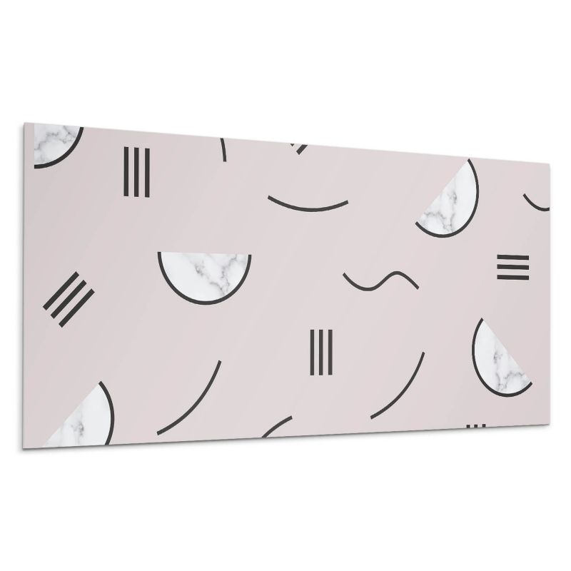 Panel samoprzylepny Wallfluent 100x50 cm Wielowymiarowy wzór abstrakcyjnych figur 1 szt.