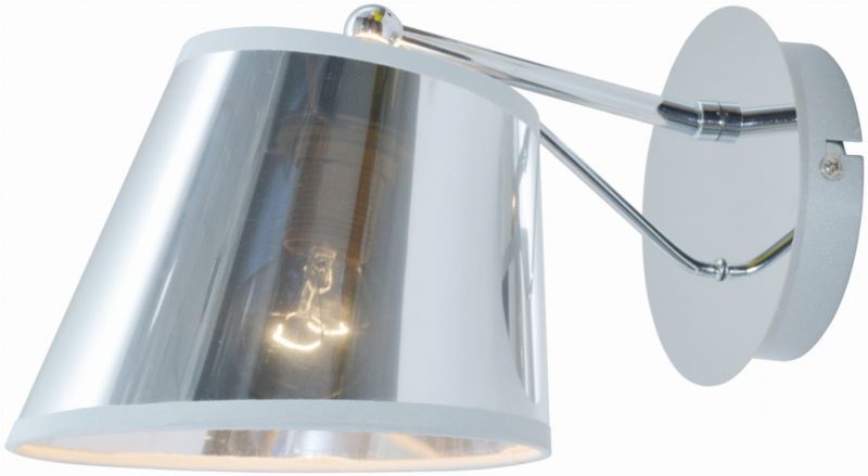 Kinkiet ścienny Candellux Cortez chromowany biały 1 x E14 x 40W IP20 wym: 15 x 15 x 25 cm - 1 szt.