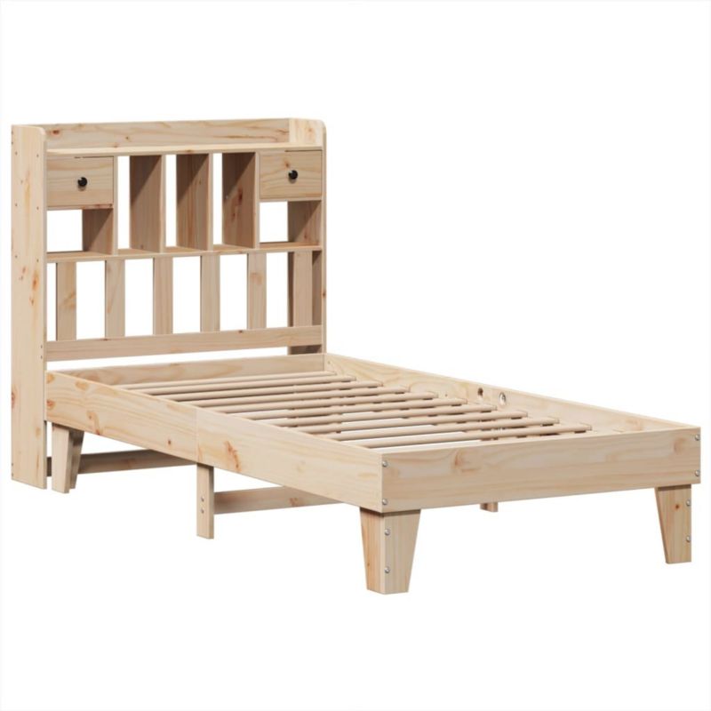 Łóżko drewniane WaszeMeble 90x200 cm brązowe WM-3308852 1 szt.