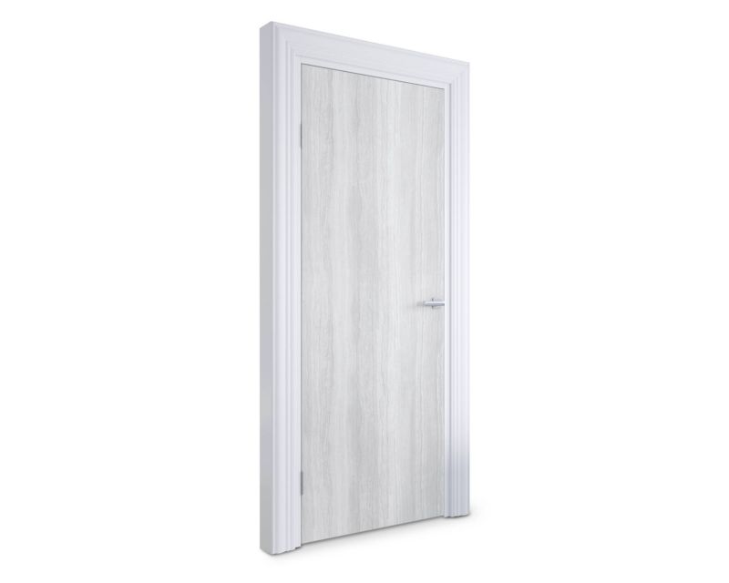Naklejka samoprzylepna na drzwi Wallfluent 75x205 cm Szary marmur 1 szt.