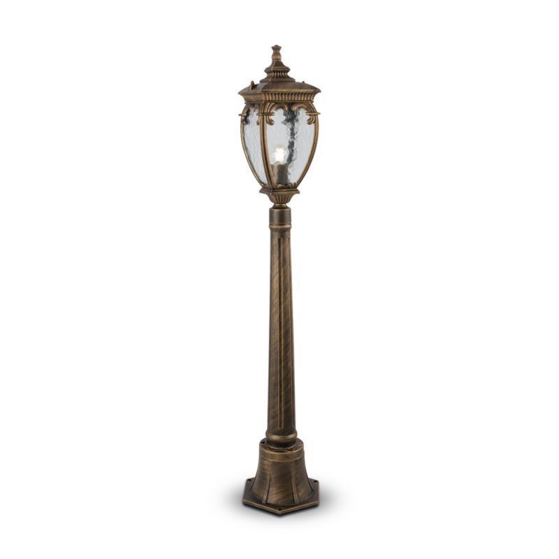 Lampa ogrodowa stojąca Maytoni Fleur brązowo-transparentna 1 x E27 x 60W IP44 wym: 113 x 15 x 15 cm - 1 szt.