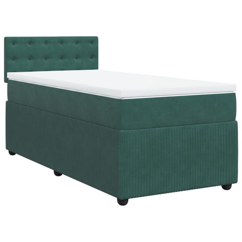 Łóżko kontynentalne WaszeMeble 80x200 cm zielone WM-3287605 1 szt.
