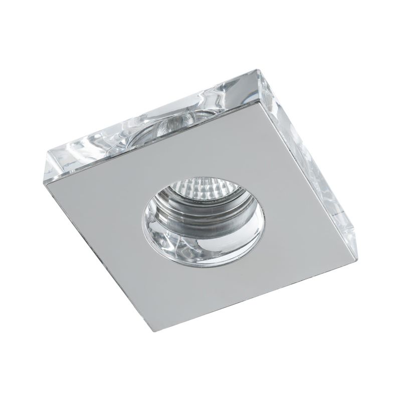 Oprawa sufitowa wpuszczana Italux Remix chromowana 1 x GU10 x 50W IP20 wym: 15 x 15 cm kwadratowa - 1 szt.