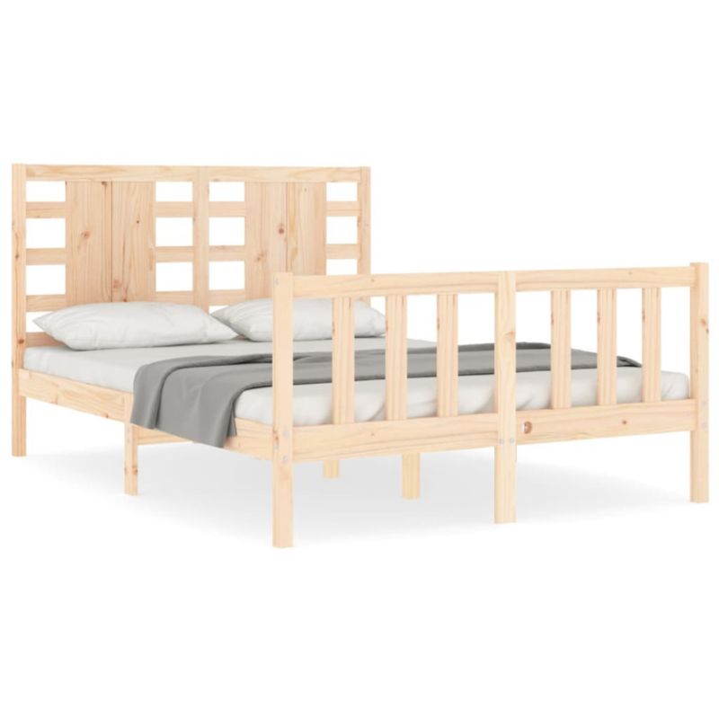 Łóżko drewniane WaszeMeble brązowe WM-3192791 1 szt.