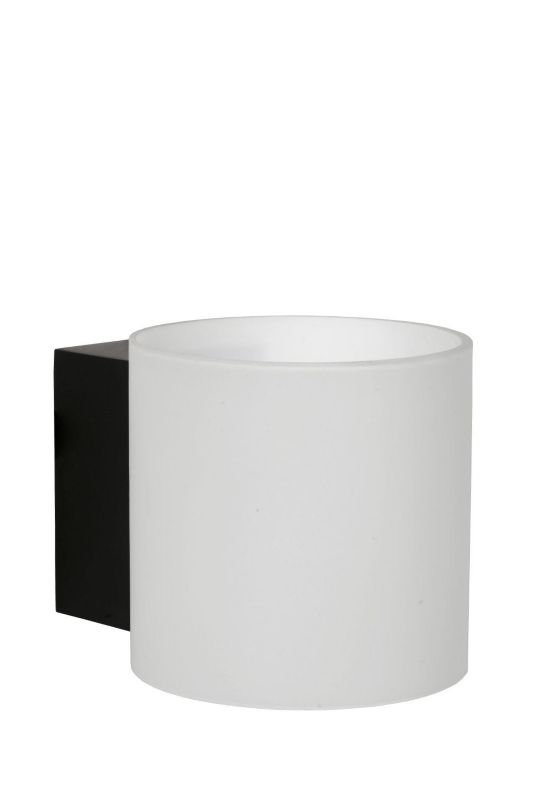 Kinkiet ścienny Lucide Jelte czarno-biały 1 x G9 x 33W IP44 wym: 15 x 12 x 15 cm - 1 szt.