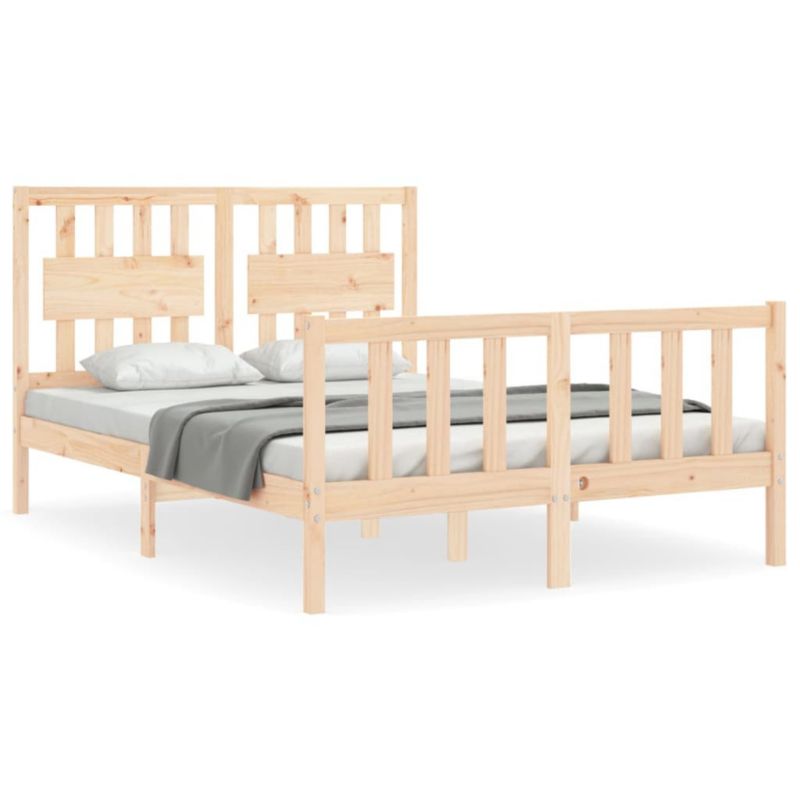 Łóżko drewniane WaszeMeble 120x200 cm brązowe WM-3192421 1 szt.