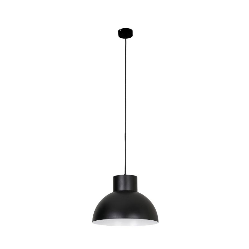 Lampa wisząca Nowodvorski Lighting Works czarno-biała szerokość 33 cm 1xE27 x 60W 1 szt.