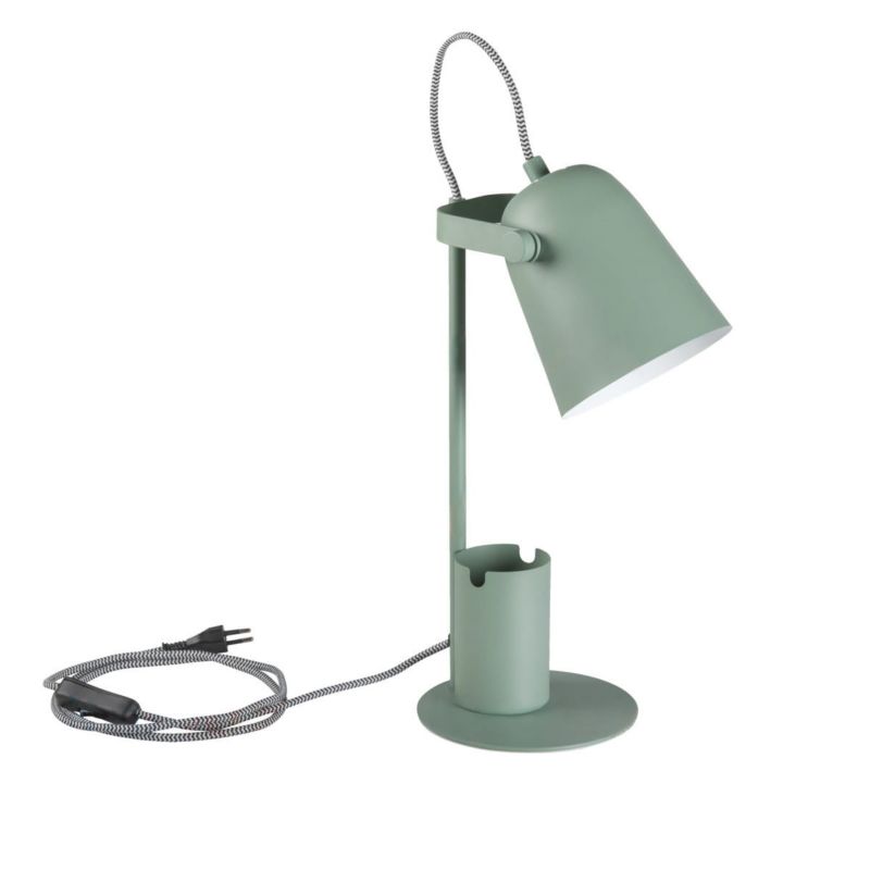 Lampka biurkowa Kanlux Raibo zielona 1 x E27 x 5W IP20 wym: 38 x 15 x 15 cm metal - 1 szt.