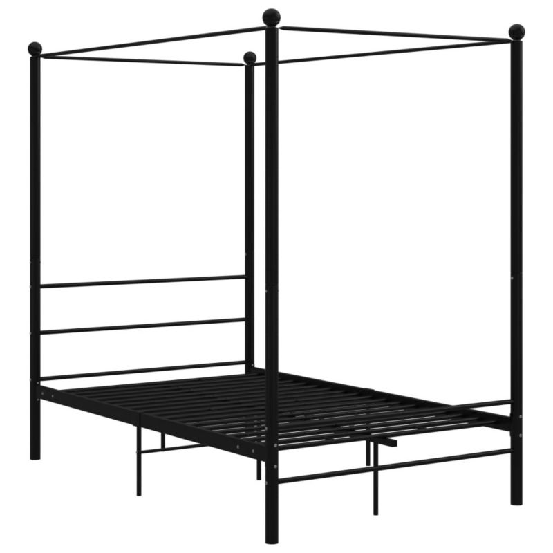Łóżko metalowe WaszeMeble 120x200 cm czarna WM-325057 1 szt.