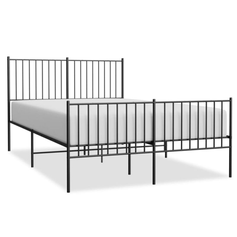 Łóżko metalowe WaszeMeble 140x190 cm czarna WM-350882 1 szt.