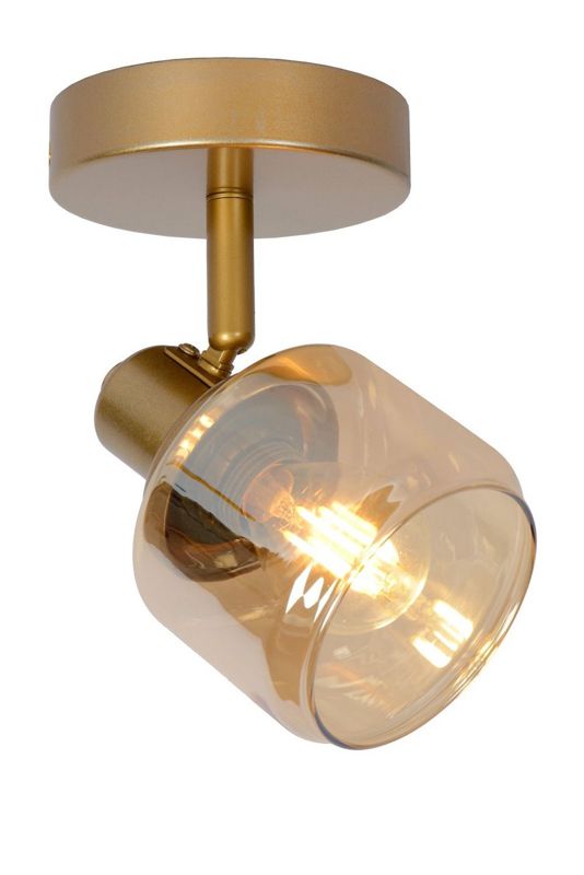 Lampa sufitowa Lucide Bjorn złoto-odcienie złota 1 x E14 x 40W wym: 15 x 10 x 15 cm - 1 szt.