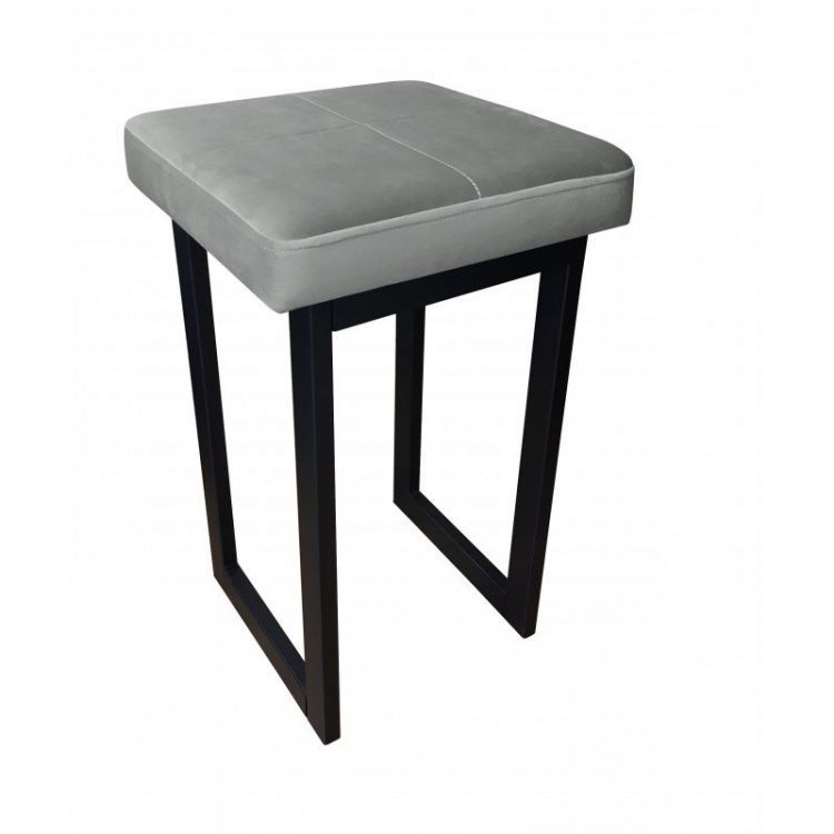 Taboret MAESTRO LOW MG VELVET szary ATOS 1 szt.