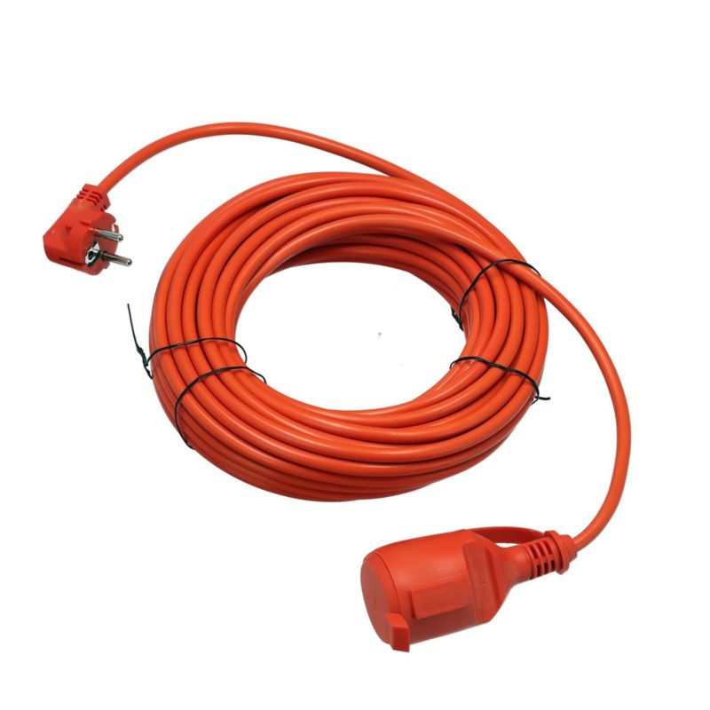 Przedłużacz HOROZ pomarańczowy Schuko 15 m 3x1,5 mm IP44 1 szt.