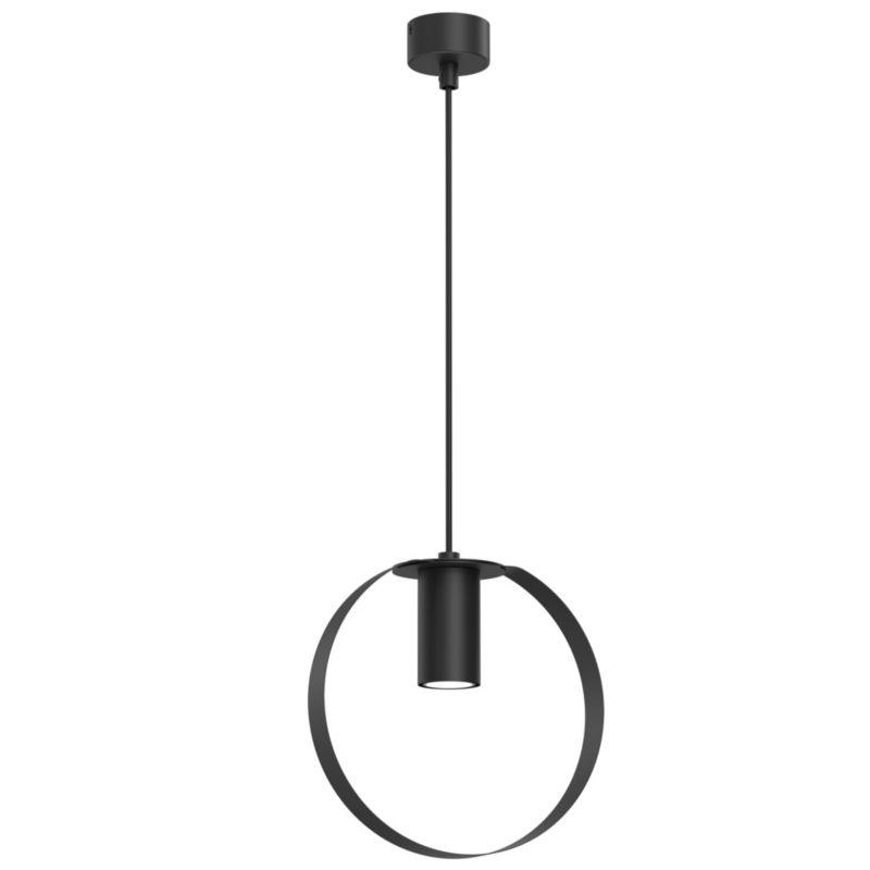 Lampa wisząca Shilo Ortiga czarna wym: 170 x 20 cm 1xGU10 x 10W metal 1 szt.