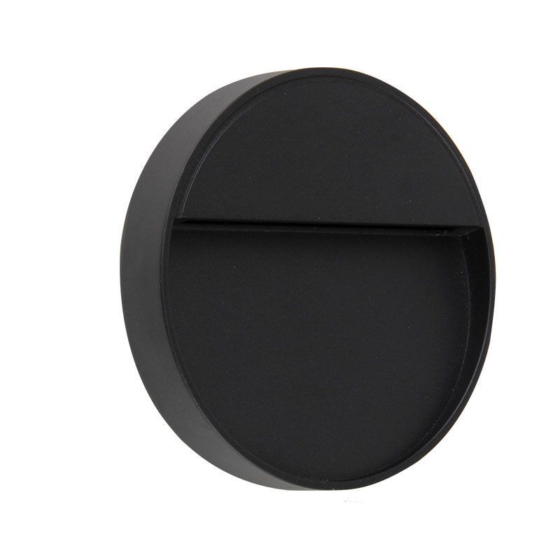 Kinkiet ścienny zewnętrzny DPM czarny LED 6W 4000K 245lm IP54 wym: 15 x 15 x 2,6 cm aluminium - 1 szt.