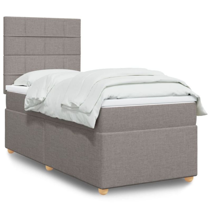 Łóżko kontynentalne WaszeMeble 90x190 cm Brązowe WM-3291139 1 szt.