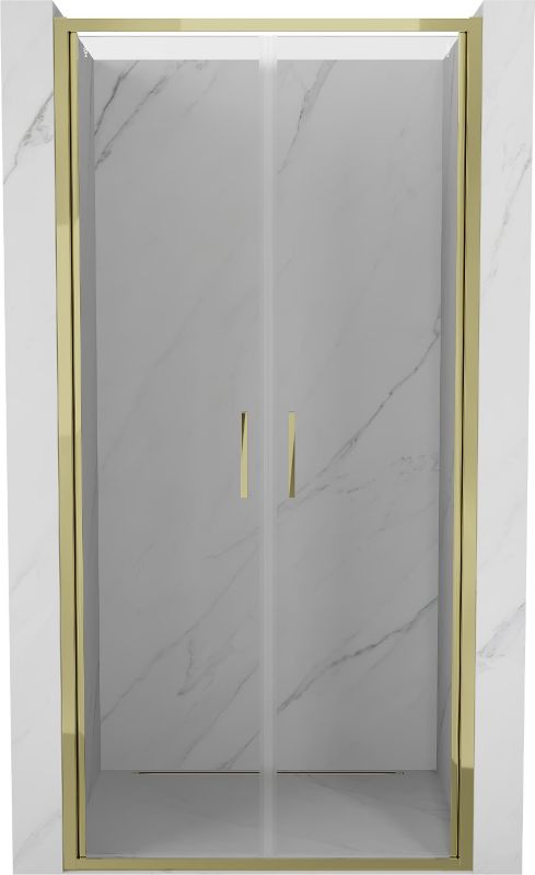 Drzwi prysznicowe podwójne Mexen Exo złote 90x200 cm 1 szt.