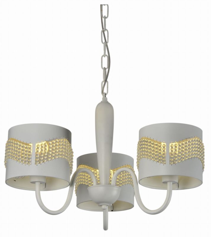 Żyrandol Candellux Antonio biało-złoty wym: 100 x 50 x 50 cm 3xE27 x 60W 1 szt.