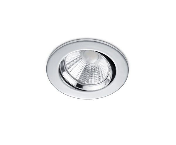 Oprawa sufitowa wpuszczana Trio Pamir srebrna LED 5.5W 3000K 345 lm ruchoma IP23 wym: 5,4 x 8,5 x 8,5 cm okrągła - 1 szt.