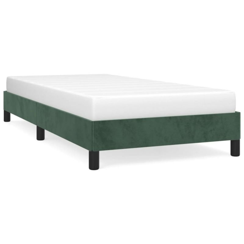 Łóżko tapicerowane WaszeMeble 100x200 cm ciemnozielone WM-346961 1 szt.