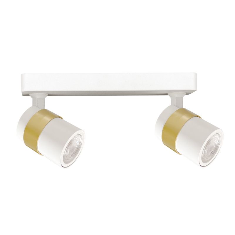 Kinkiet ścienny Light Prestige Anillo biało-złoty 2 x GU10 x 40W IP20 wym: 6 x 25 x 12,4 cm - 1 szt.