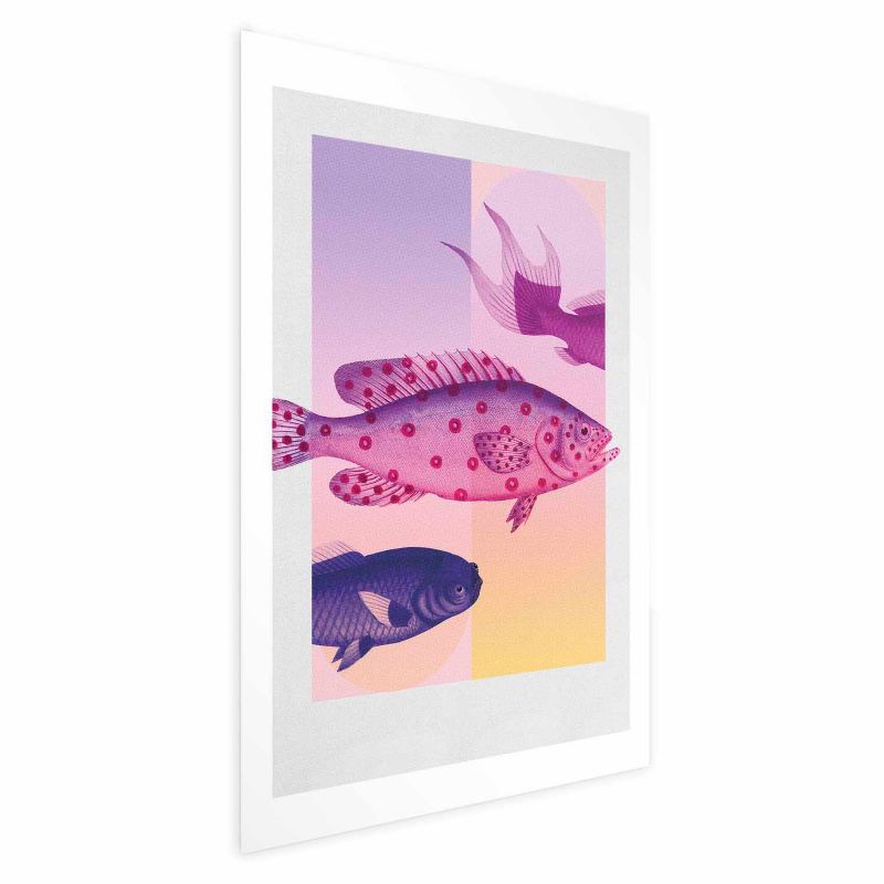 Plakat Artgeist Fantazyjne Ryby 60x90 cm bez ramy 1 szt