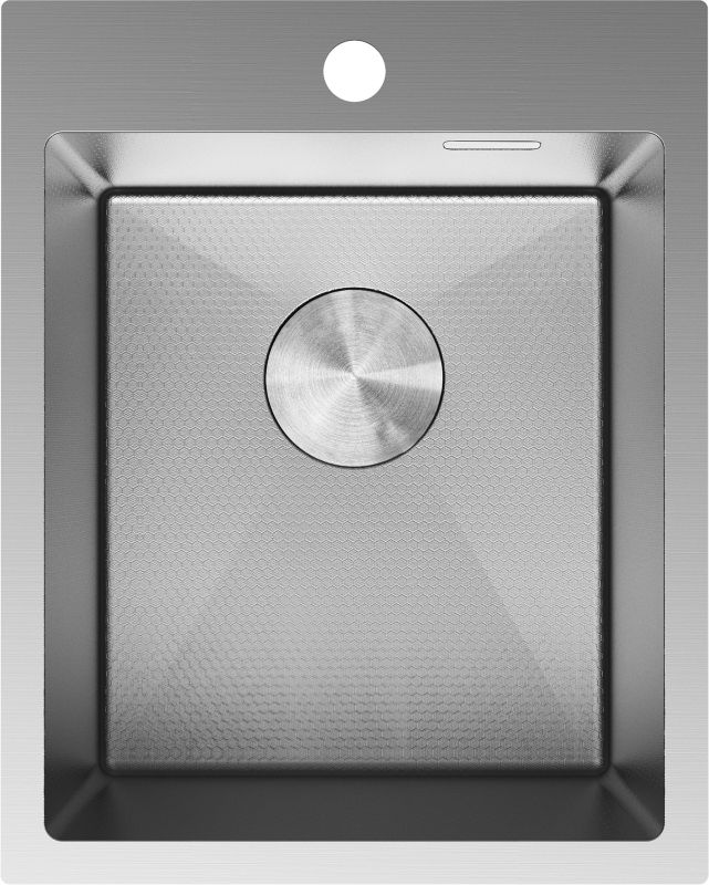 Zlewozmywak stalowy Mexen Solix inox 400 x 500 mm 1-komorowy 1 szt.