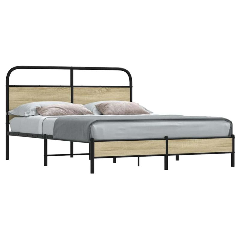 Łóżko metalowe WaszeMeble 160x200 cm brązowe WM-4100413 1 szt.