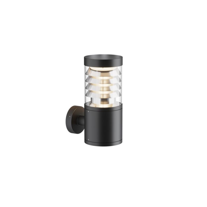Kinkiet ścienny zewnętrzny Maytoni Spir grafitowy LED 12W 3000K 350lm IP54 wym: 30 x 13,4 x 19,5 cm aluminium - 1 szt.