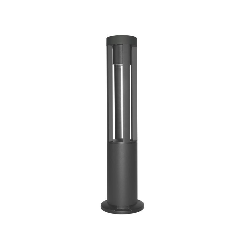 Lampa ogrodowa stojąca Italux Ratel czarny piaskowany LED 10W 3000K 350lm IP54 wym: 60 x 15,5 x 15,5 cm aluminium - 1 szt.