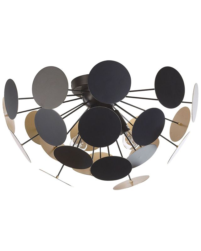 Lampa sufitowa Maritsa Metal Czarno-złoty 1szt.