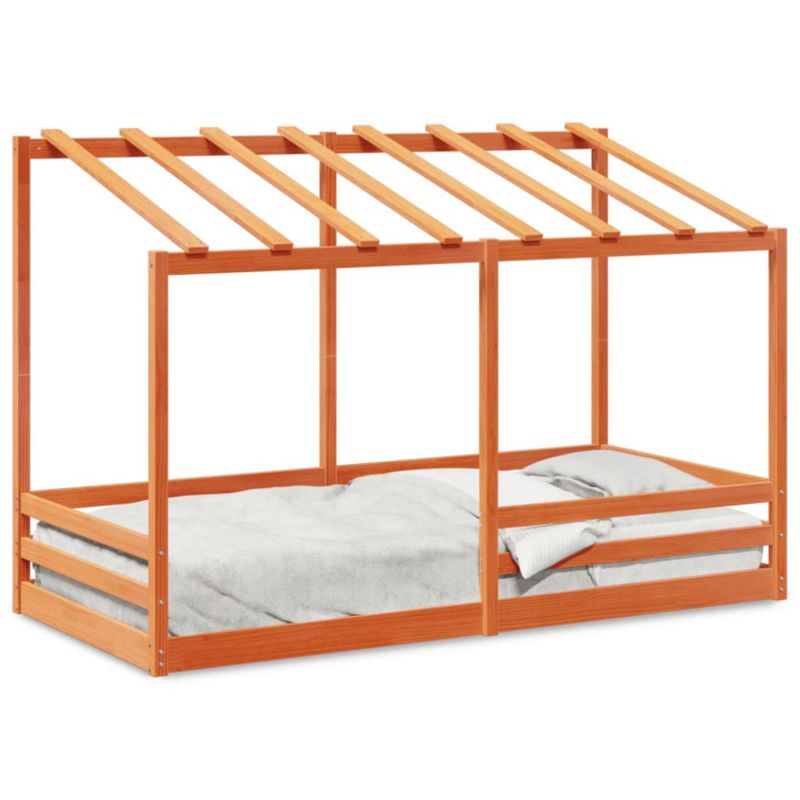 Łóżko drewniane WaszeMeble 80x200 cm brąz WM-847005 1 szt.