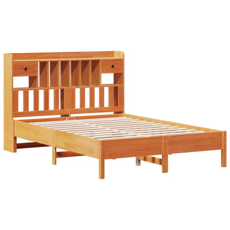 Łóżko drewniane WaszeMeble 150x200 cm brązowe WM-3322908 1 szt.