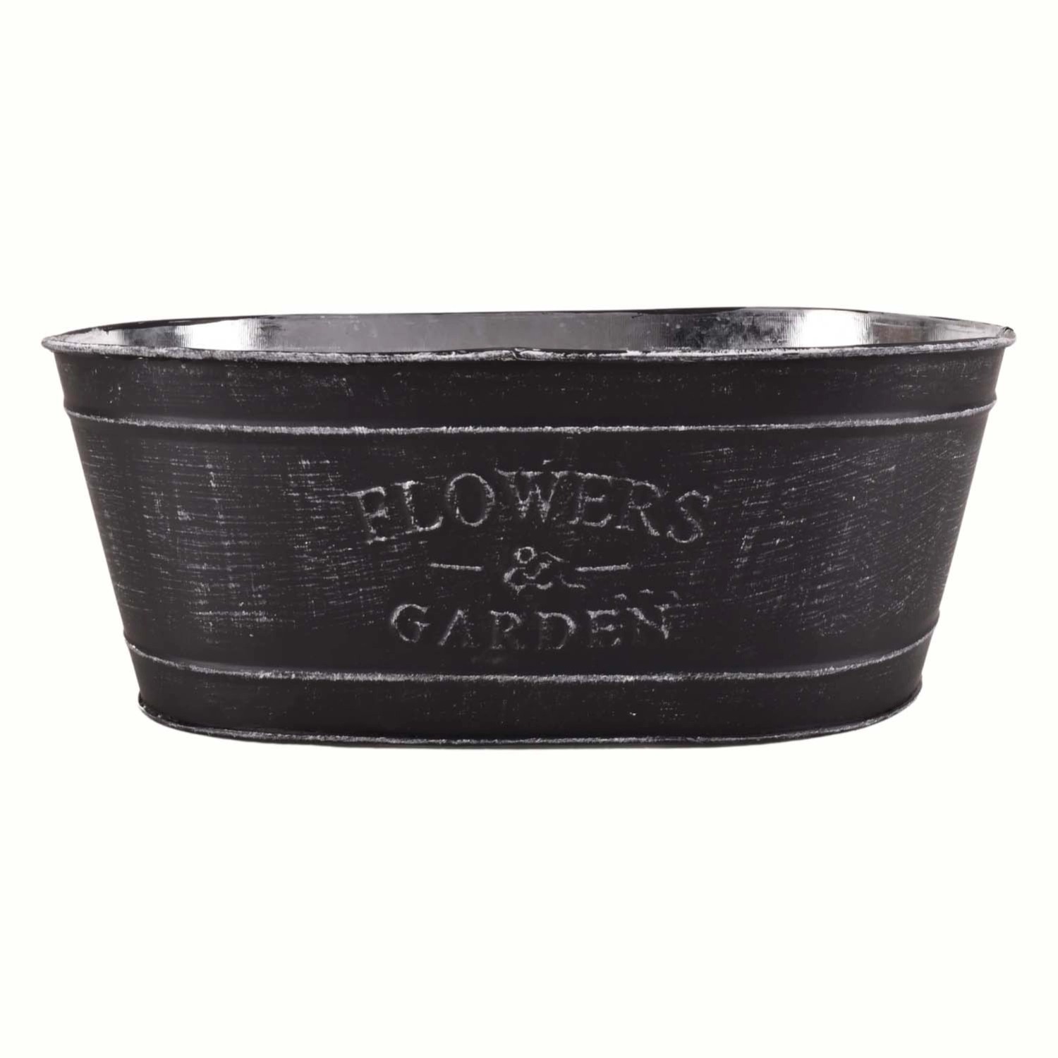 Osłonka Flower Garden metalowa 15 x 33 cm