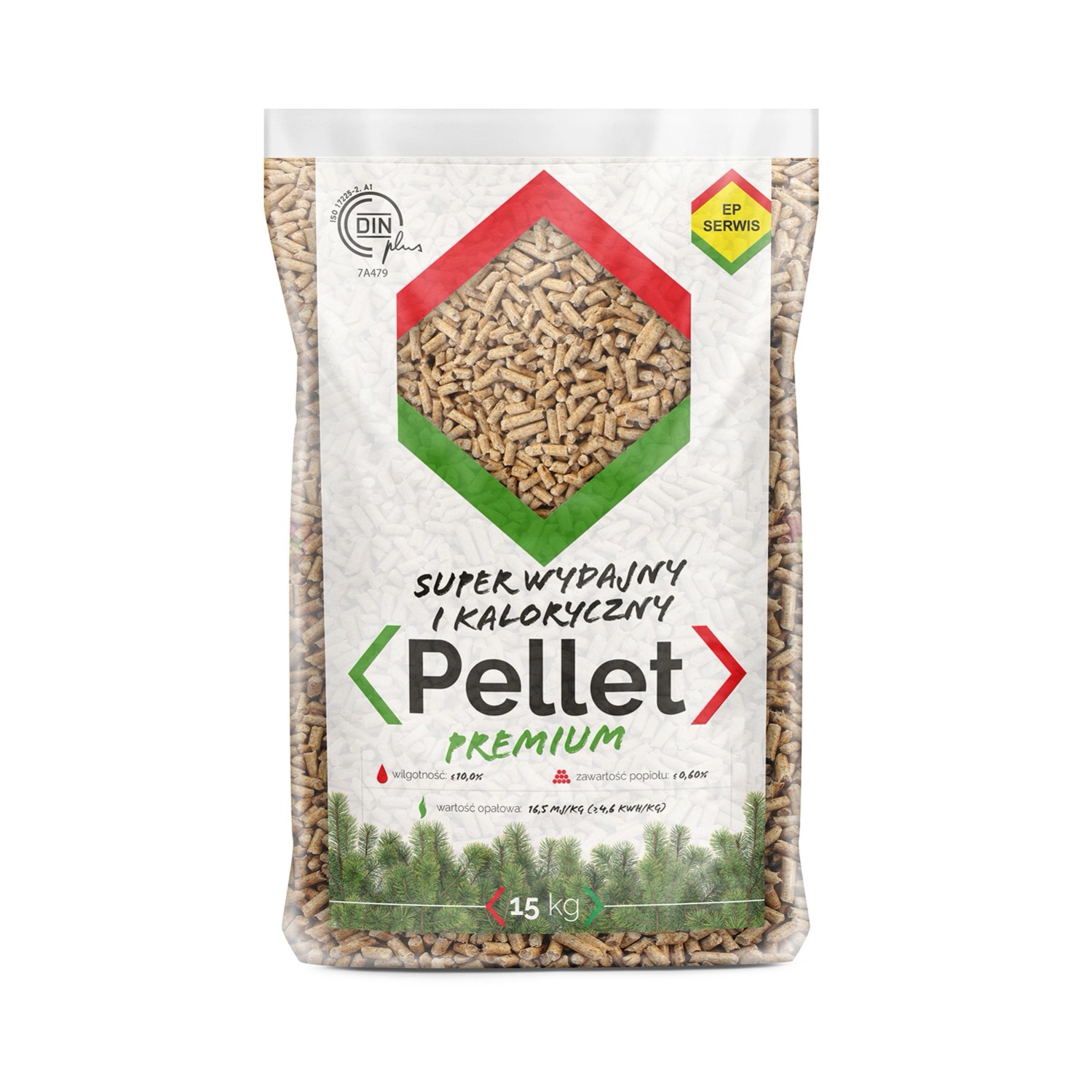 Pellet premium DIN plus 15 kg