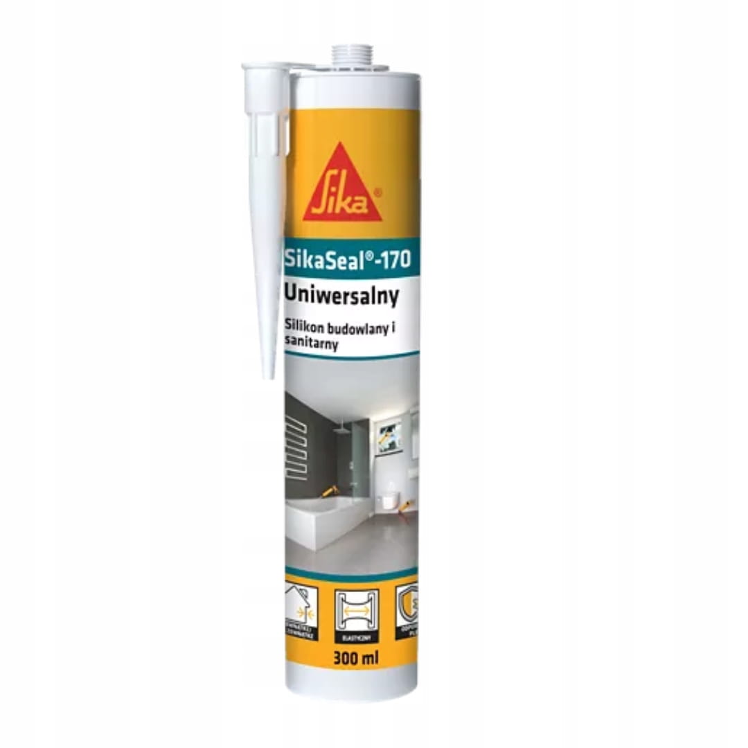 SIKA SILIKON SIKASEAL 170 SANITARNY BEZBARWNY 300 ML