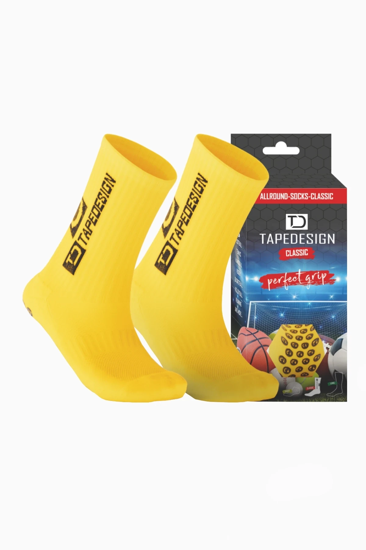 Skarpety Tapedesign - Żółty
