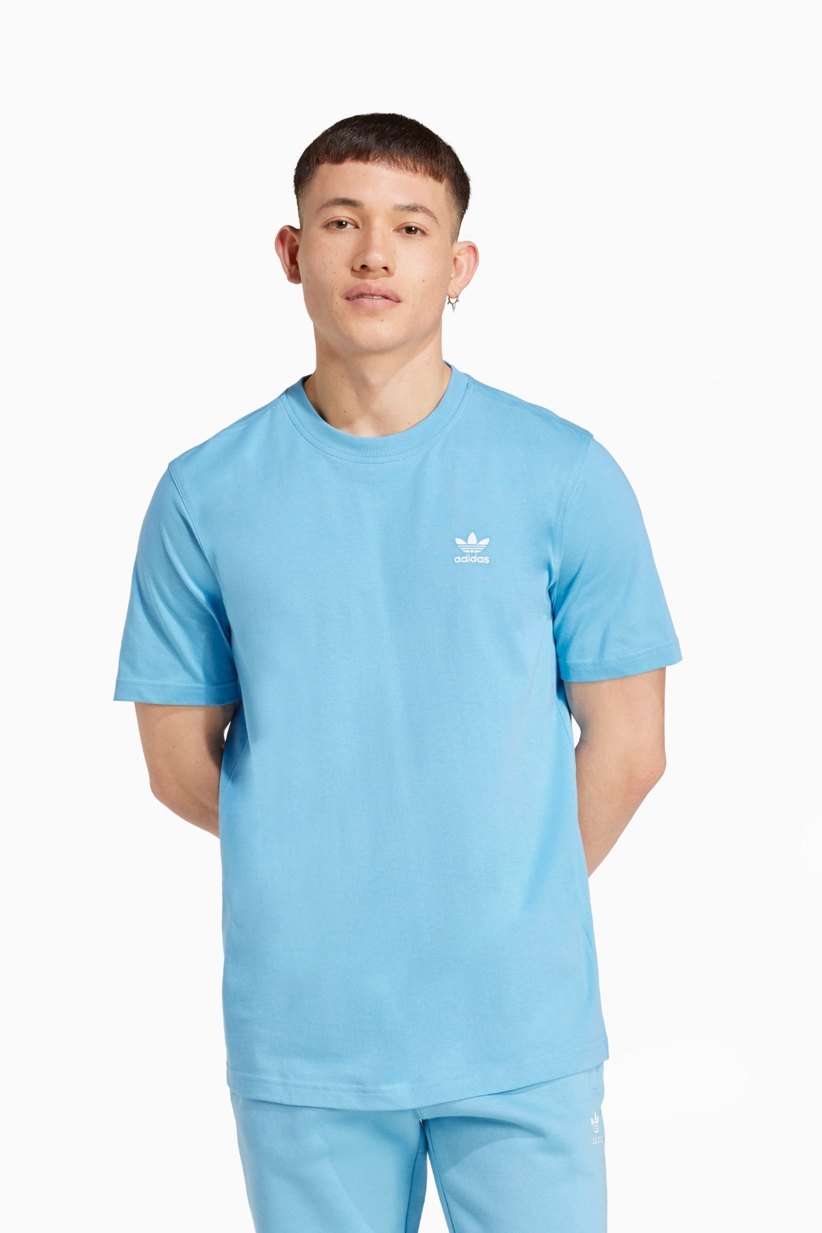 Koszulka adidas Trefoil Essentials - Błękitny