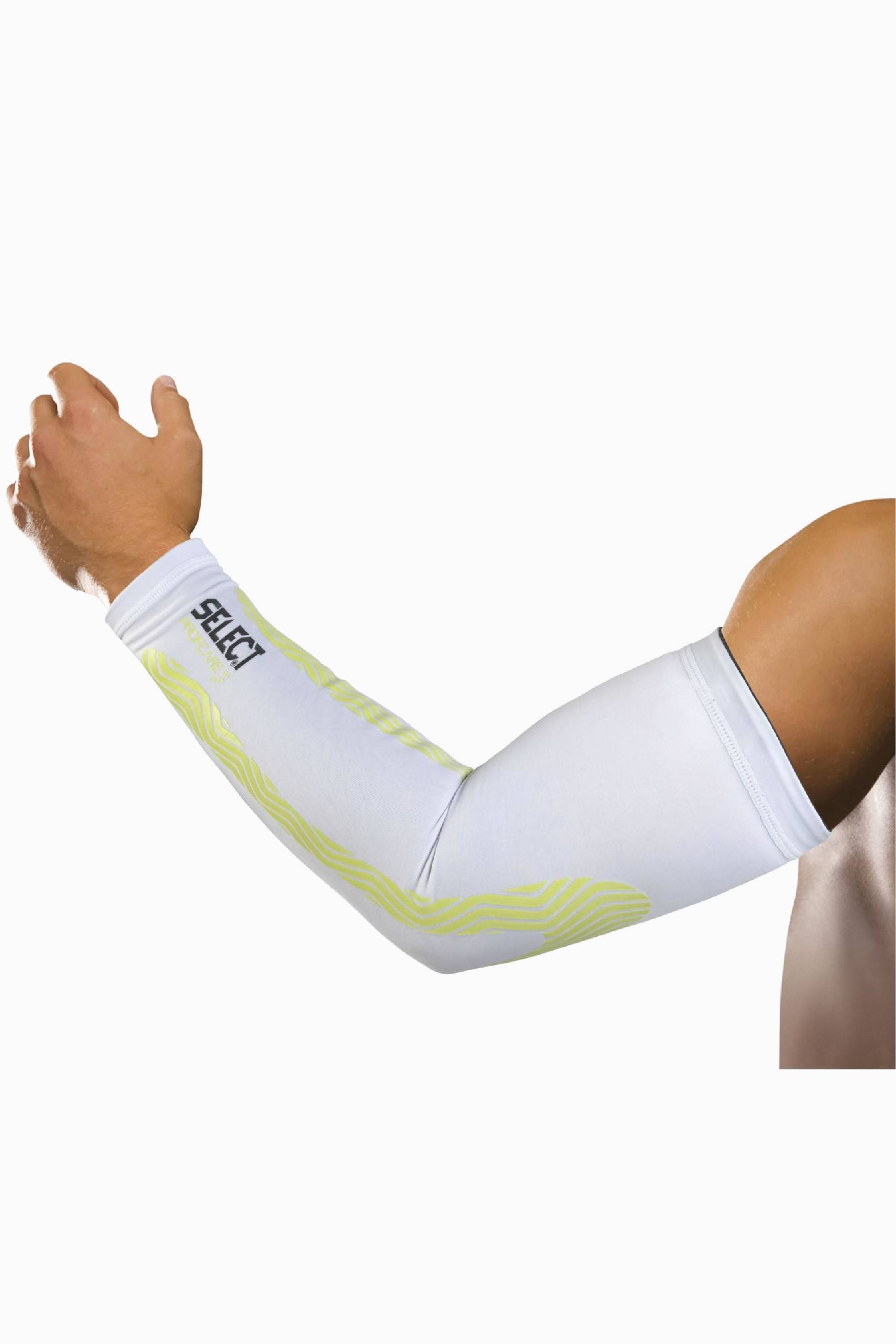 Rękaw kompresyjny Select White - Biały