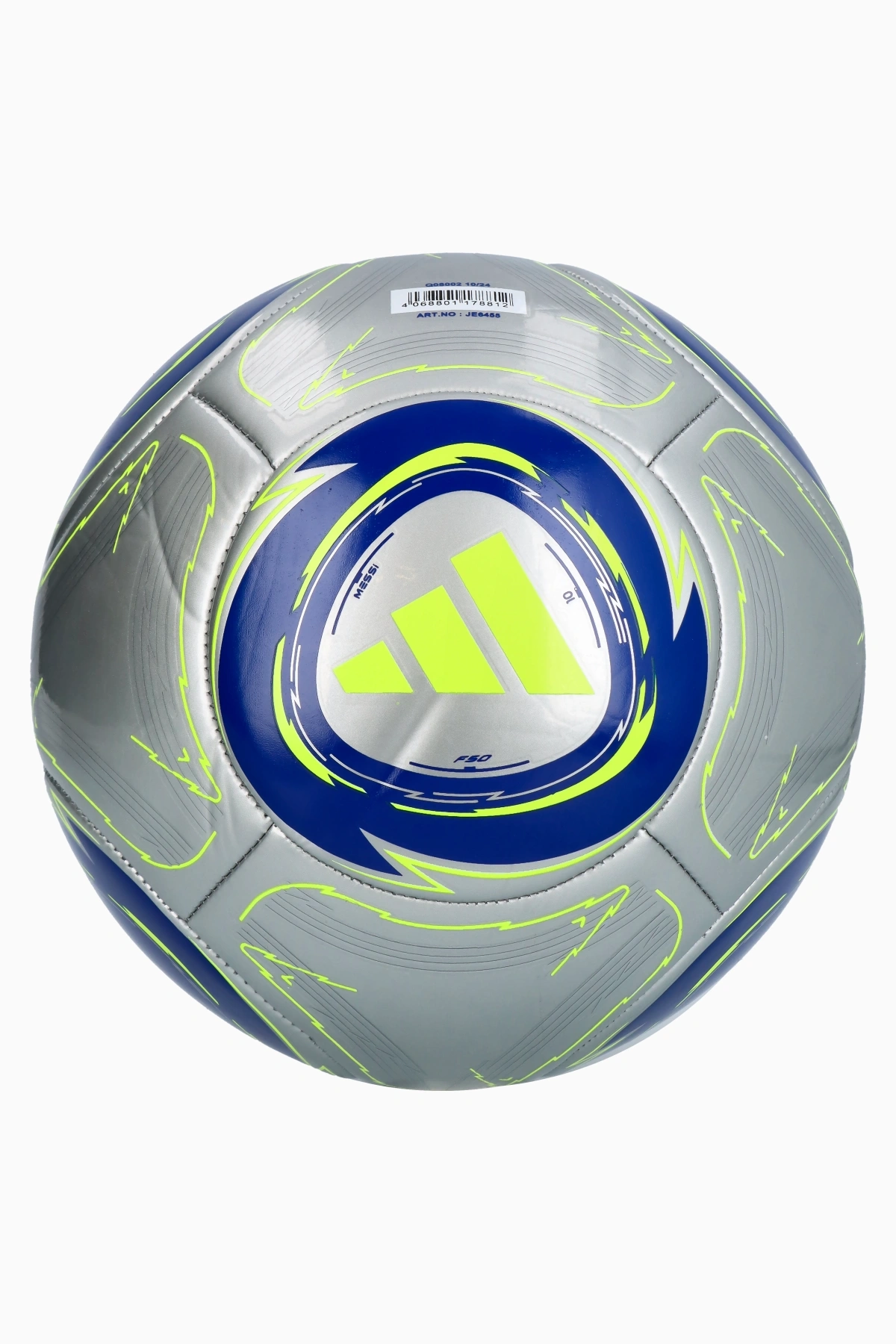 Piłka adidas Messi Club rozmiar 3 - Srebrny