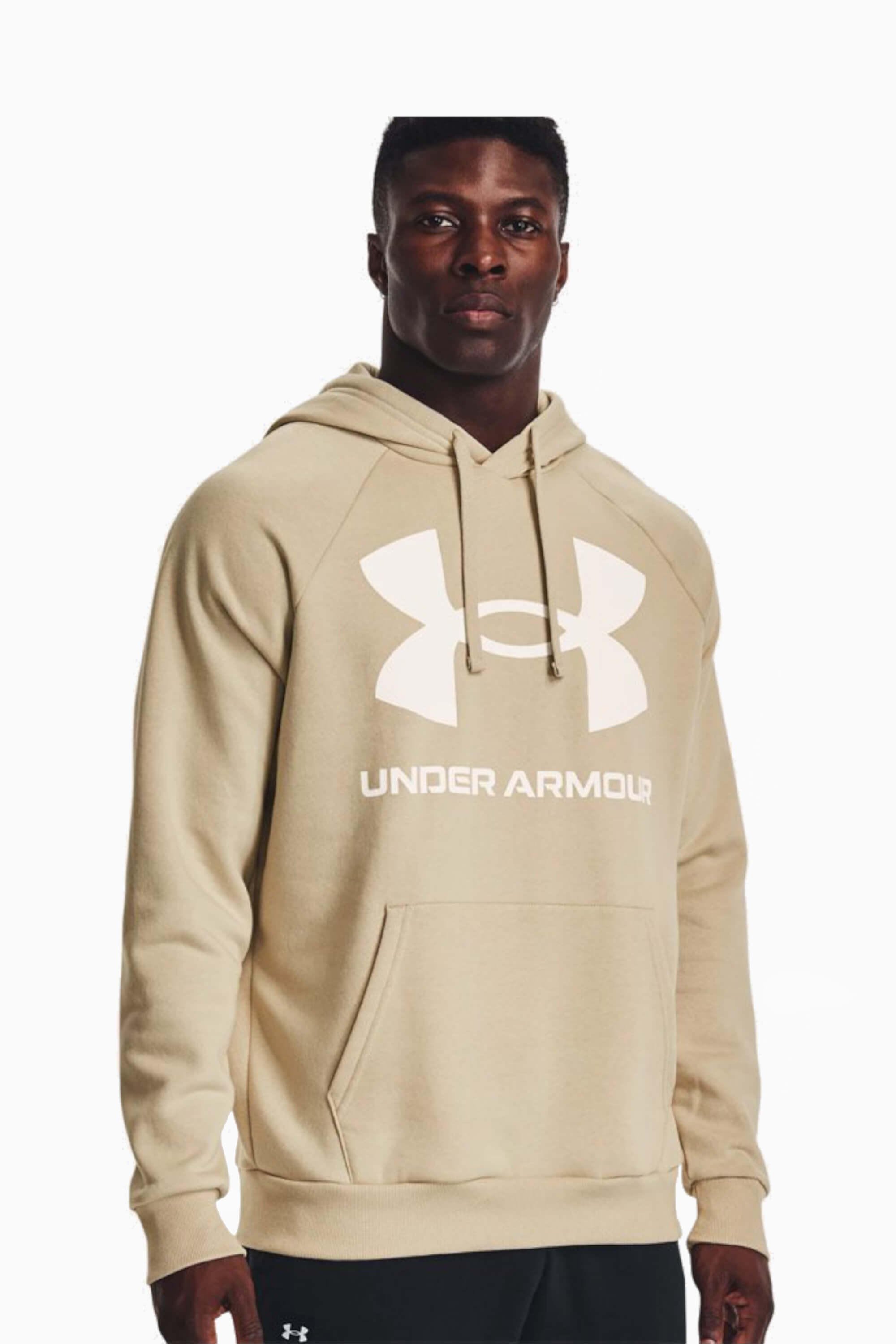 Bluza z kapturem Under Armour Rival Fleece - Beżowy