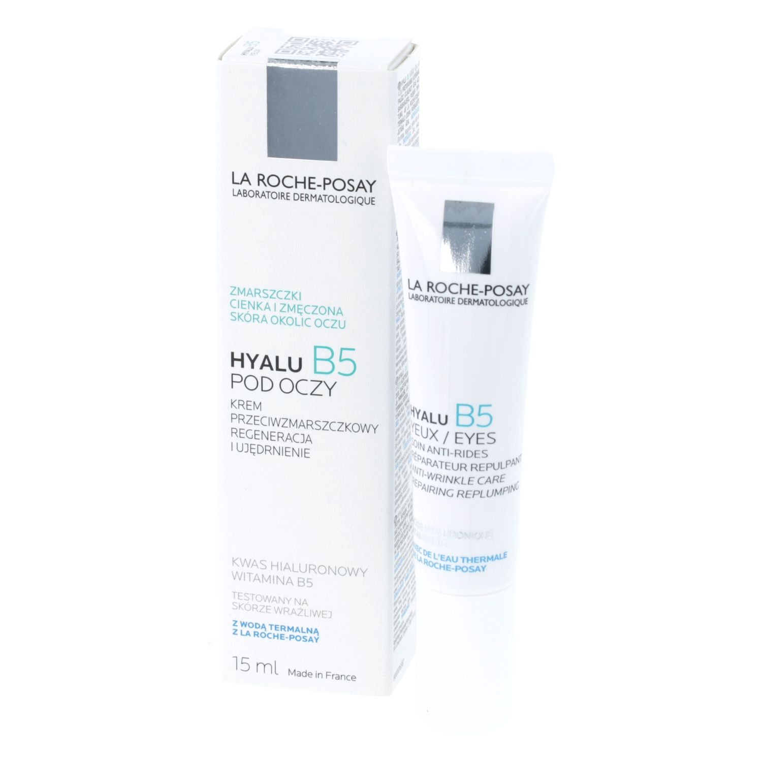 La roche-posay hyalu b5 - krem przeciwzmarszczkowy pod oczy, 15 ml
