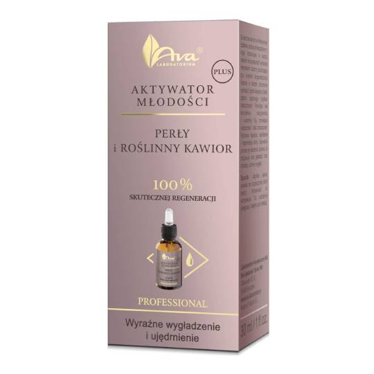 Ava aktywator młodości plus - perły i roślinny kawior, 30 ml