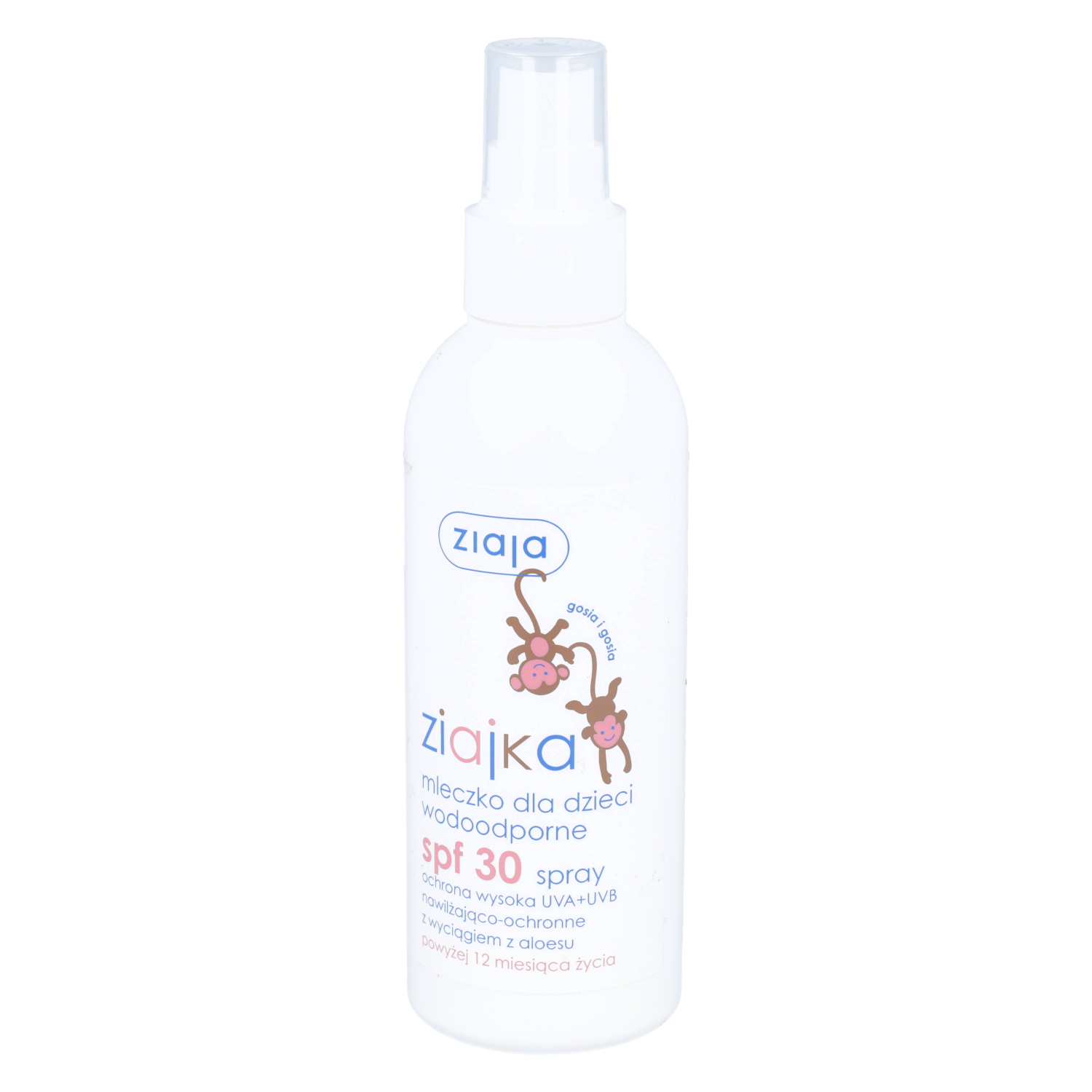 Ziajka - mleczko dla dzieci w sprayu, wodoodporne, spf30, 170 ml