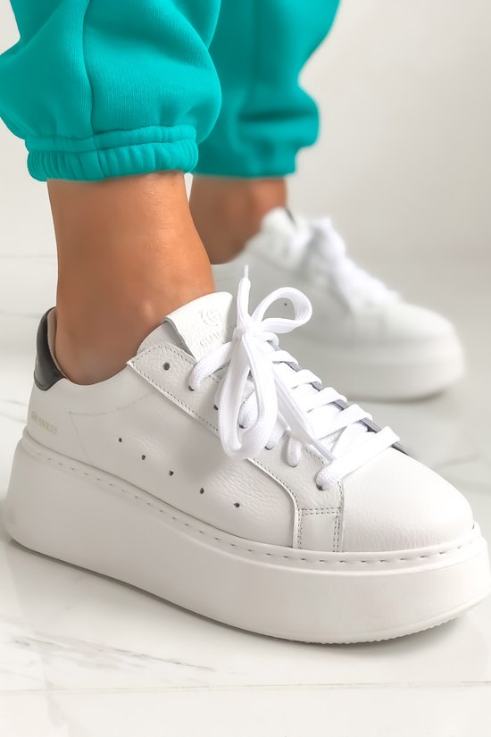 Sneakersy SN41 - 1 Biały / czarny dostępne od ręki