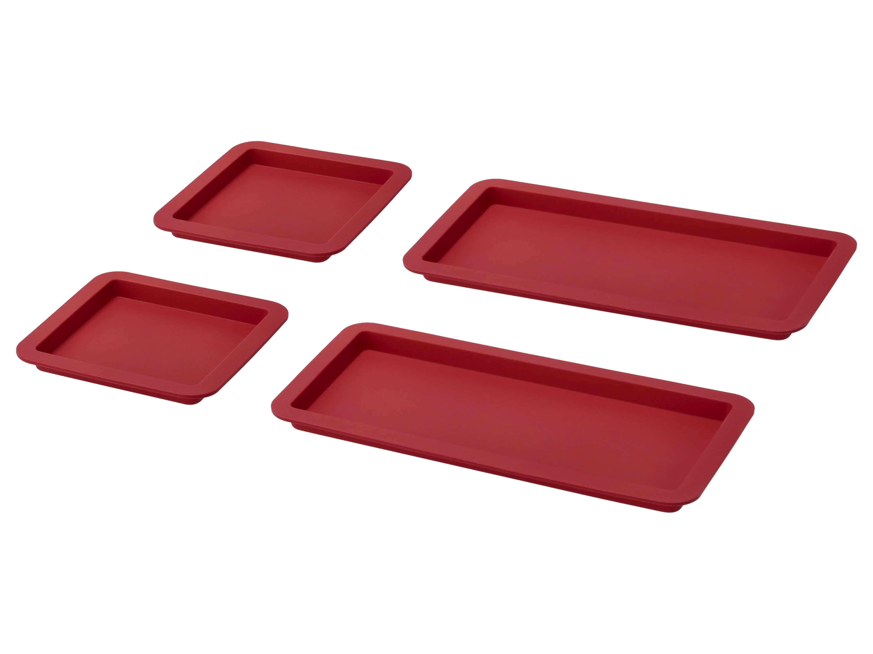 Silvercrest Zestaw foremek silikonowych/ Forma do chleba/ Zestaw mat do pieczenia Zestaw 4 mat do pieczenia