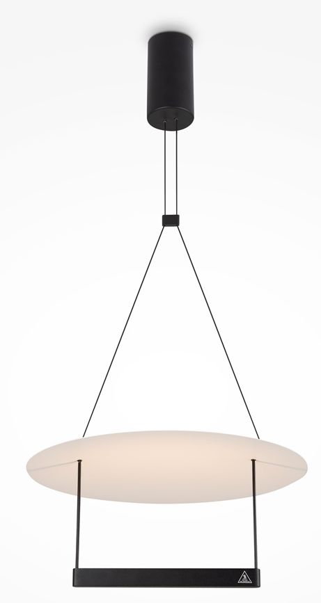 Darmowa Dostawa - Lampa wisząca 1x23 W biała-czarna Maytoni Ambience MOD280PLL23B3K