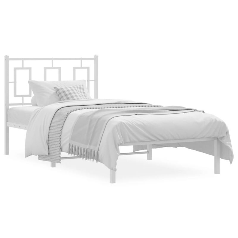 Łóżko metalowe WaszeMeble 90x200 cm biała WM-374283 1 szt.