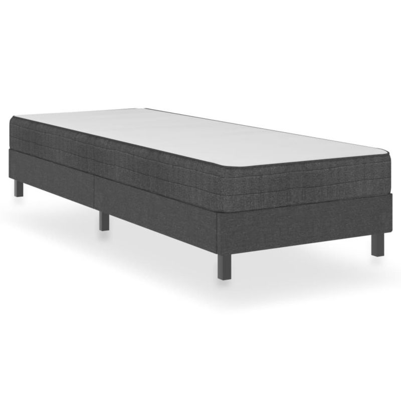 Łóżko kontynentalne WaszeMeble 100x200 cm szare WM-287454 1 szt.